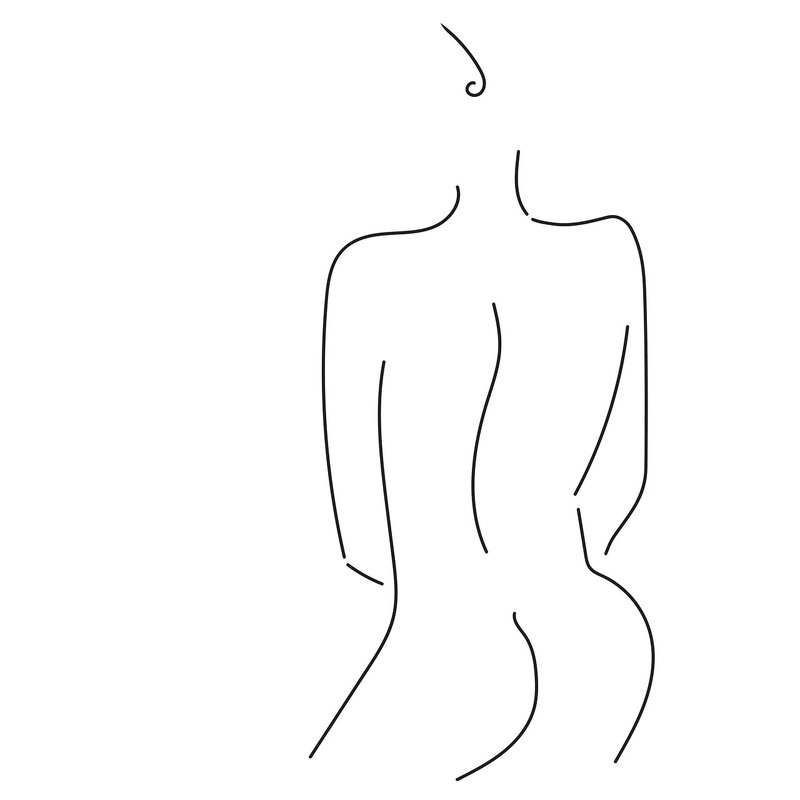 Female fashion drawing