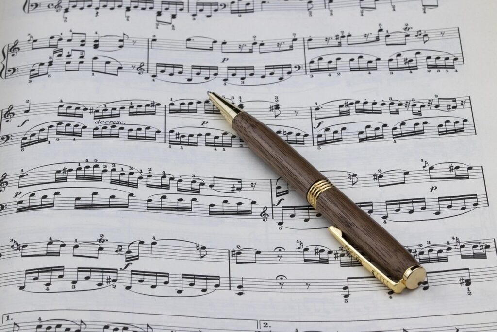 write as music
