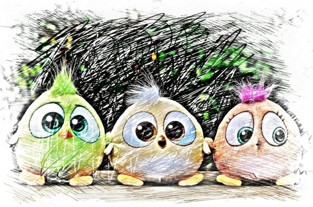 Bird drawing