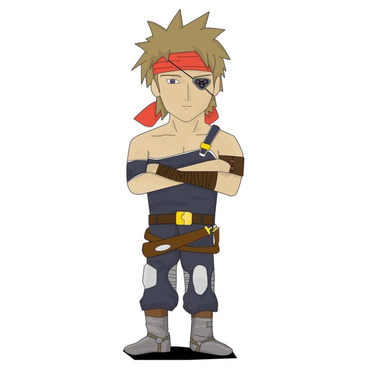 sketch of a character