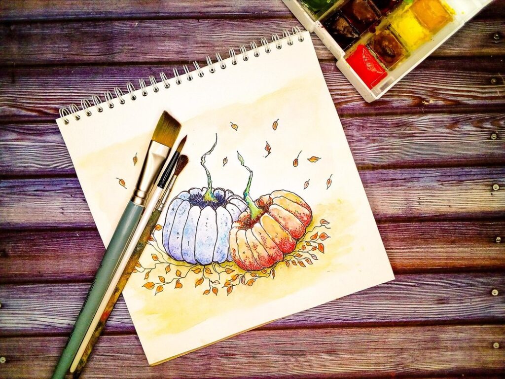 pumpkin sketch